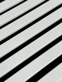 3D acoustic wall panel Neman Stripes 300x17x2780 mm Ultramat White