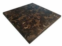 Tabletop Werzalit by Gentas 800x800 mm 5658 Karajabey marble