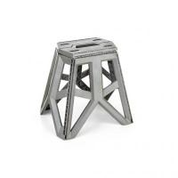Folding stool Ozgen Plastik, load capacity 150 kg, large, gray