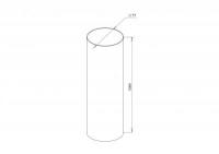 Труба водосточная красная 75мм L=3м RainWay