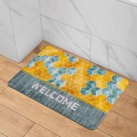 Влагопоглощающий коврик Sticker wall кубы Welcome 38*58CM*3MM (D) SW-00001561