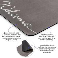 Влагопоглощающий коврик Sticker wall серый Welcome 38*58CM*3MM (D) SW-00001559