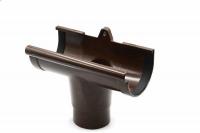 Brown gutter funnel 90mm RainWay