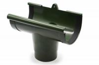 Green gutter funnel 130mm RainWay