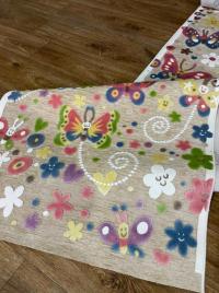Килимова доріжка Yazz 8880 ivory dbeige dor