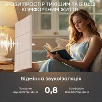 Звукоизоляционная панель Sticker wall 300х300х9мм Молчный меланж SW-00002701