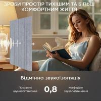 Звукоизоляционная панель Sticker wall 600х600х9мм Серый гранит SW-00002708