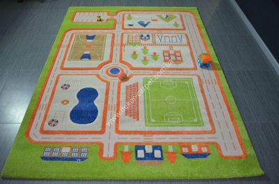 Children's carpet Fulya 8c44b green