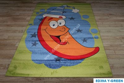 Children's carpet Fulya 8d39a-y-green