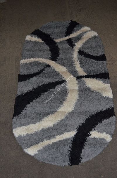 Carpet Fun 9121a gray-black