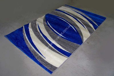 carpet Gold Carving 0124 blue gray