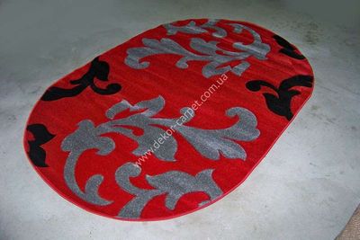 carpet Legenda 0184 red gray