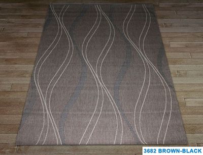 Carpet Lodge 3682 brown black