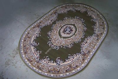 Carpet Ottoman 6020 green cream