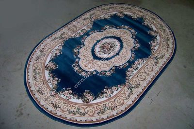 Carpet Ottoman 6020 navy cream