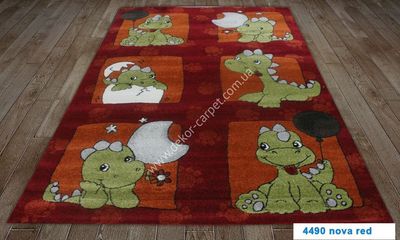 Children's carpet Sevilla 4490-nova-red