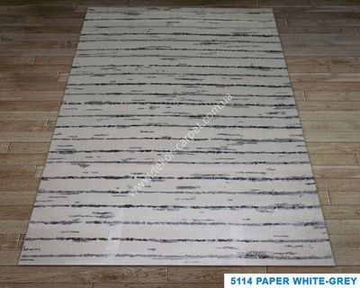 Children's carpet Sevilla 5114-paper-white-grey