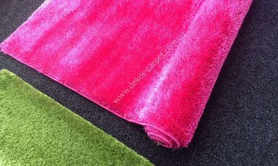 Carpet Shaggy 3D pink