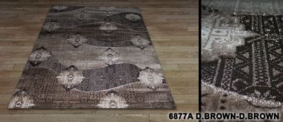 Carpet Sila 6877a d brown d brown