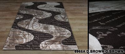 Carpet Sila 6968a d brown d brown