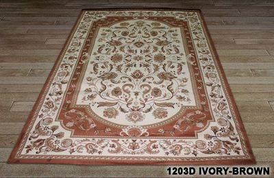 Carpet Super Elmas 1203d ivory brown