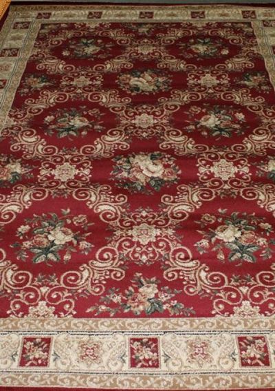 Carpet Super Elmas 4588A d red ivory