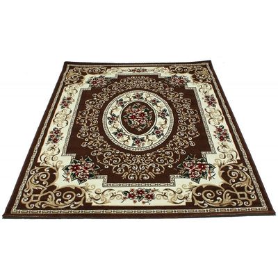 carpet Tabriz 3526c brown ivory