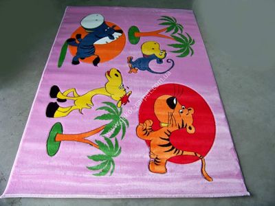 Children's carpet Rainbow 3173 pink