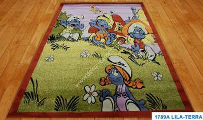 Children's carpet Rose 1789A-LILA-TERRA