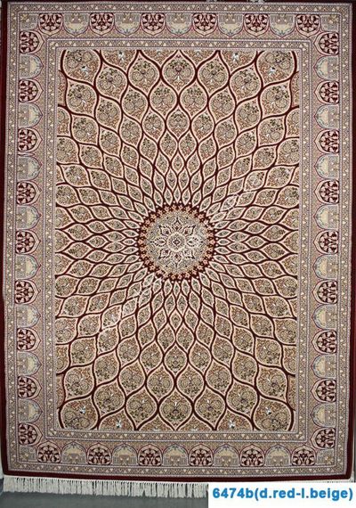 Carpet Turkistan 6474b(d.red-l.beige)