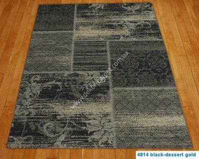 Carpet Vintage 4814-black-dessert-gold