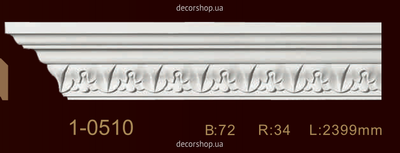 Cornice with ornament Classic Home 1-0510