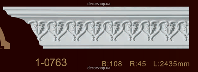 Cornice with ornament Classic Home 1-0763