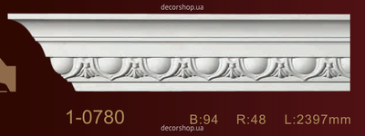 Cornice with ornament Classic Home 1-0780