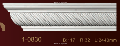 Cornice with ornament Classic Home 1-0830