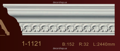Cornice with ornament Classic Home 1-1121