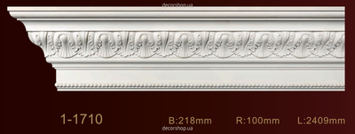 Cornice with ornament Classic Home 1-1710