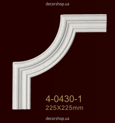 Corner element for moldings Classic Home 4-0430-1