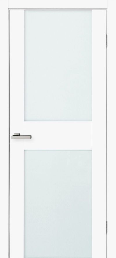 Межкомнатные двери Омис Cortex Gloss 03 white matt triplex молочный