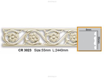 Molding Gaudi Decor CR 3023 (2.44m)