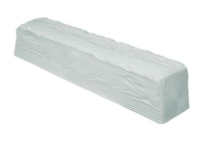 Decorative beam Decowood Rustic EQ 004 (2m) classic white 19x17