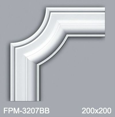 Corner element for moldings Perimeter FPM-3207BB