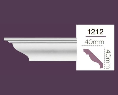 Smooth cornice Home Decor 1212 (2.44m)
