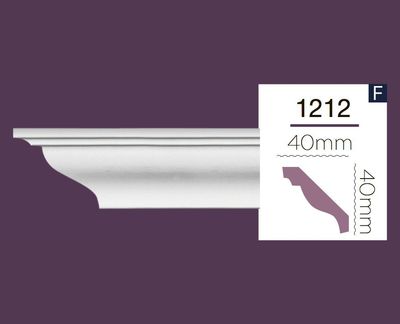 Smooth cornice Home Decor 1212 (2.44m) Flex