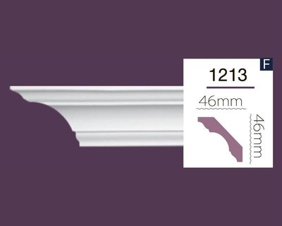 Smooth cornice Home Decor 1213 (2.44m) Flex