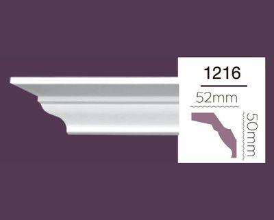 Smooth cornice Home Decor 1216 (2.44m)