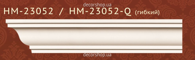 Smooth cornice Classic Home HM-23052Q