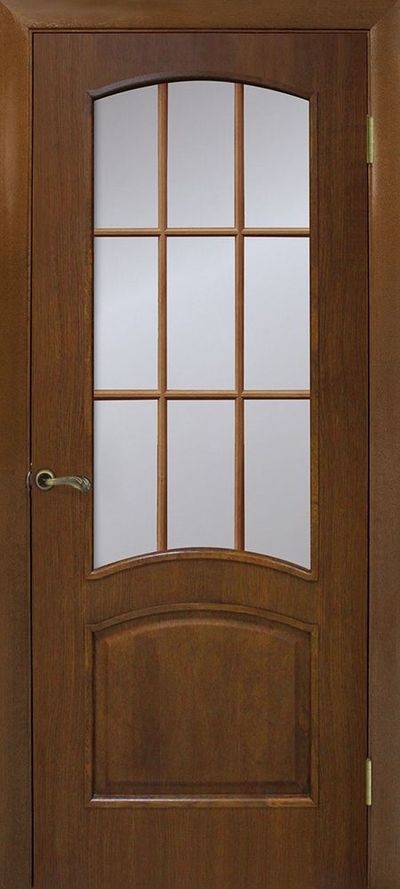 Міжкімнатні двері Оміс Капрі без скла горіх