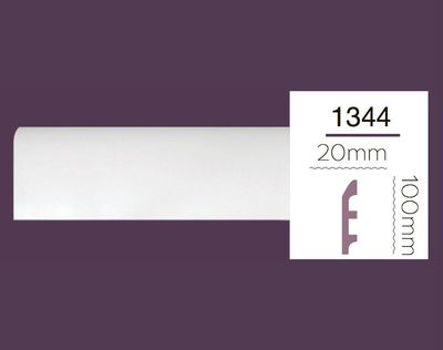 Polyurethane baseboard Home Decor 1344 (2.44m)