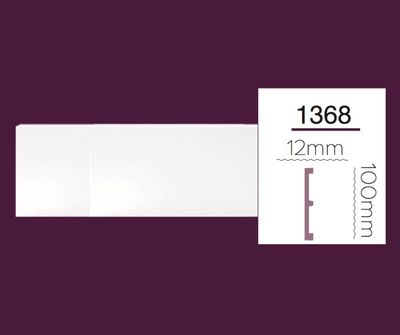 Polyurethane baseboard Home Decor 1368 (2.44m)
